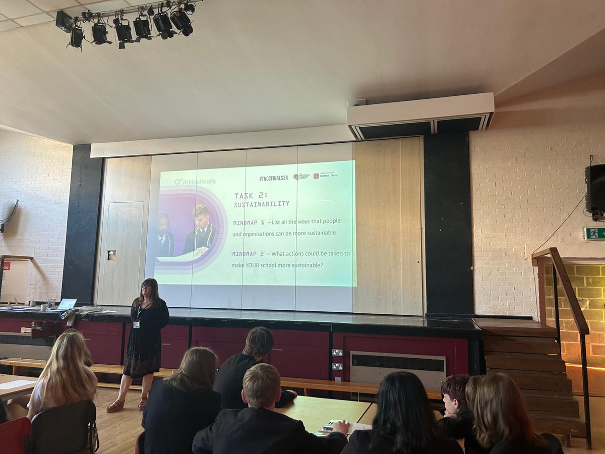 #nationalcareerschallenge underway with our Year 10 students today. They are designing a school for the future.