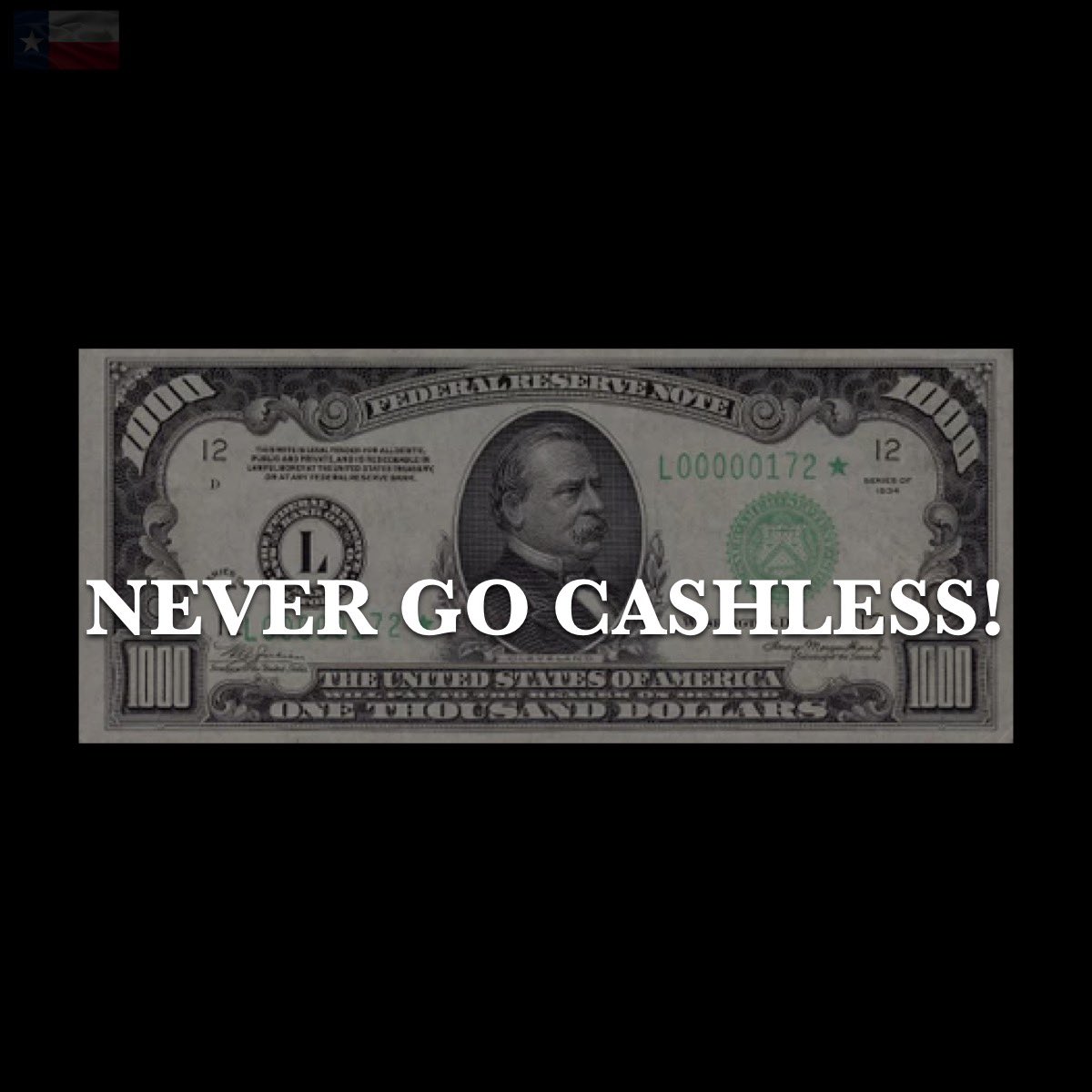 txind1836's tweet image. Never, ever go cashless!
CASH IS KING!