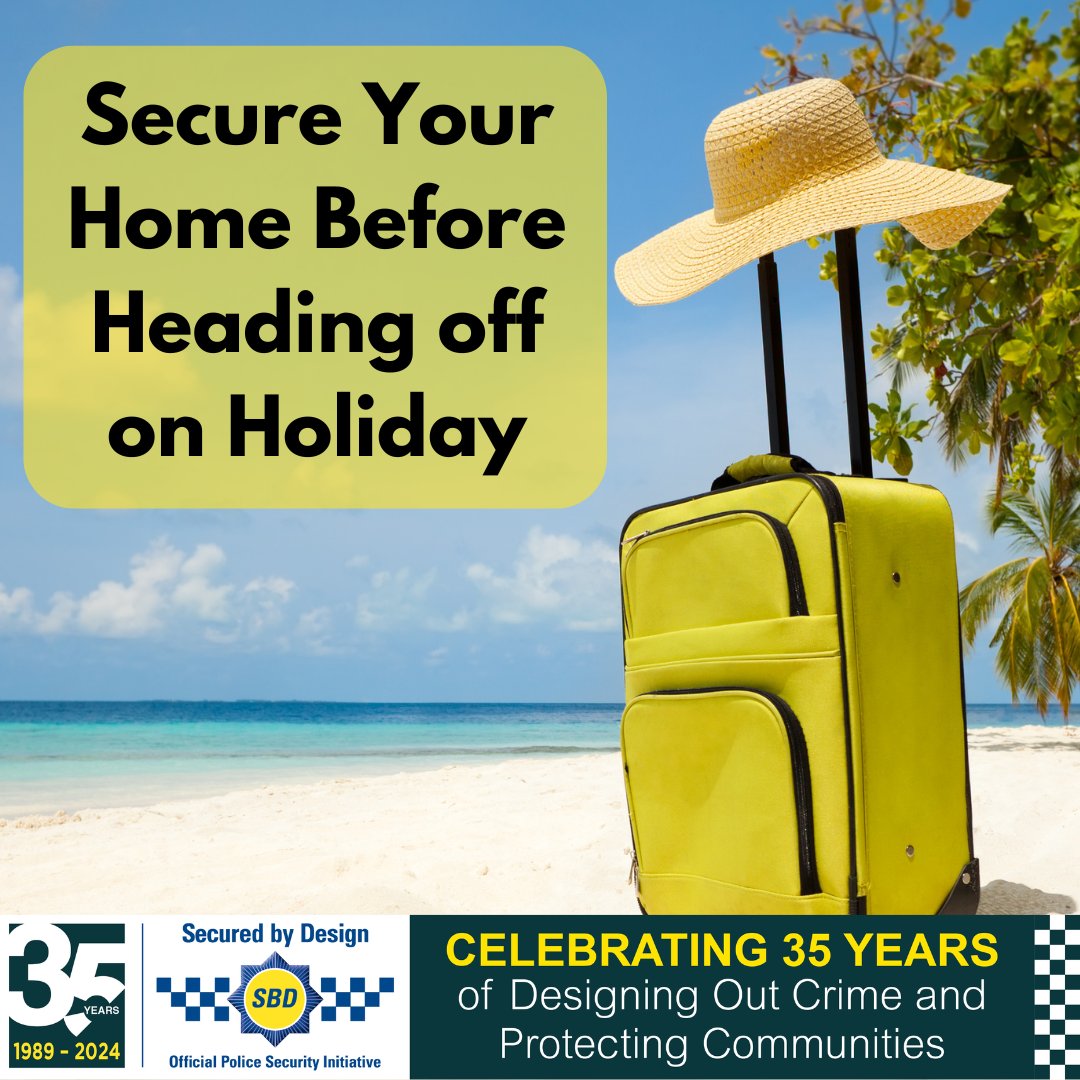 Heading out for summer? Secure your home 👇

- Check &amp; lock all doors/windows.
- Remove &amp; store keys safely.
- Set your alarm.
- Use timers for lights/radios.
- Keep valuables out of sight.

Enjoy your vacation worry-free! 🏖️🔒 #HomeSecurity #SummerSafety #PeaceOfMind