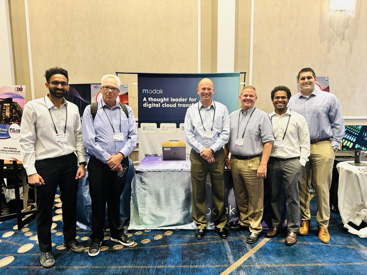 modakconsulting's tweet image. The 18th Annual #CDOIQ Symposium has concluded, and it was a whirlwind of learning and connection!
  
Did you miss us at the booth? No worries! Our data solution experts are here to answer your questions and help you navigate your data journey: modak.com/contact/