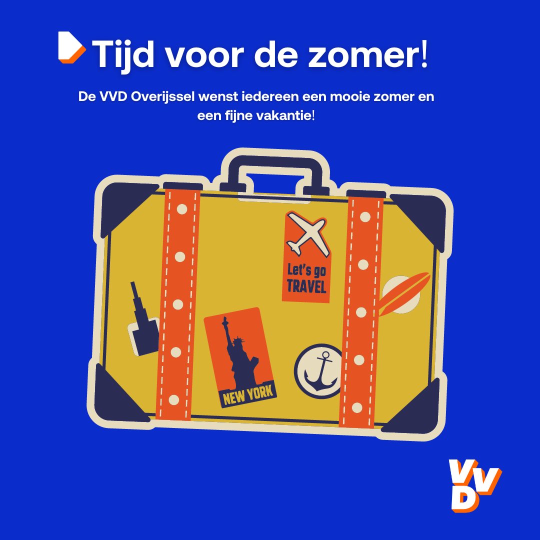 vvdoverijssel's tweet photo. Geniet van de zomer en tot gauw! 🌞💪 https://t.co/YPQcXnRaY0