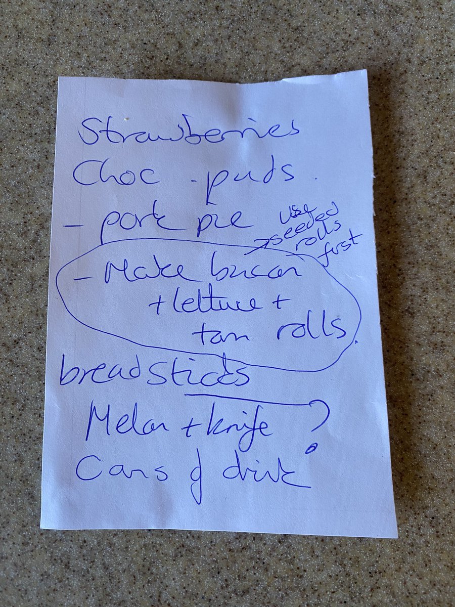 I’m off to support <a href="/hantscricket/">Hampshire Cricket</a> at the Twenty20 tonight. I’m delighted that my lovely wife has left me clear instructions on how to make the picnic.