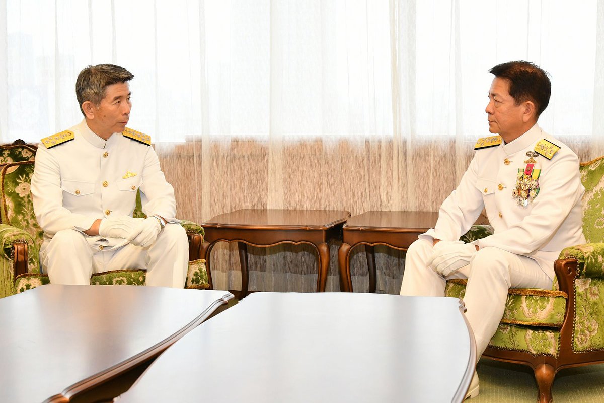 7月19日、齋藤聡海将が海上幕僚長に就任しました。 新海幕長の齋藤海将