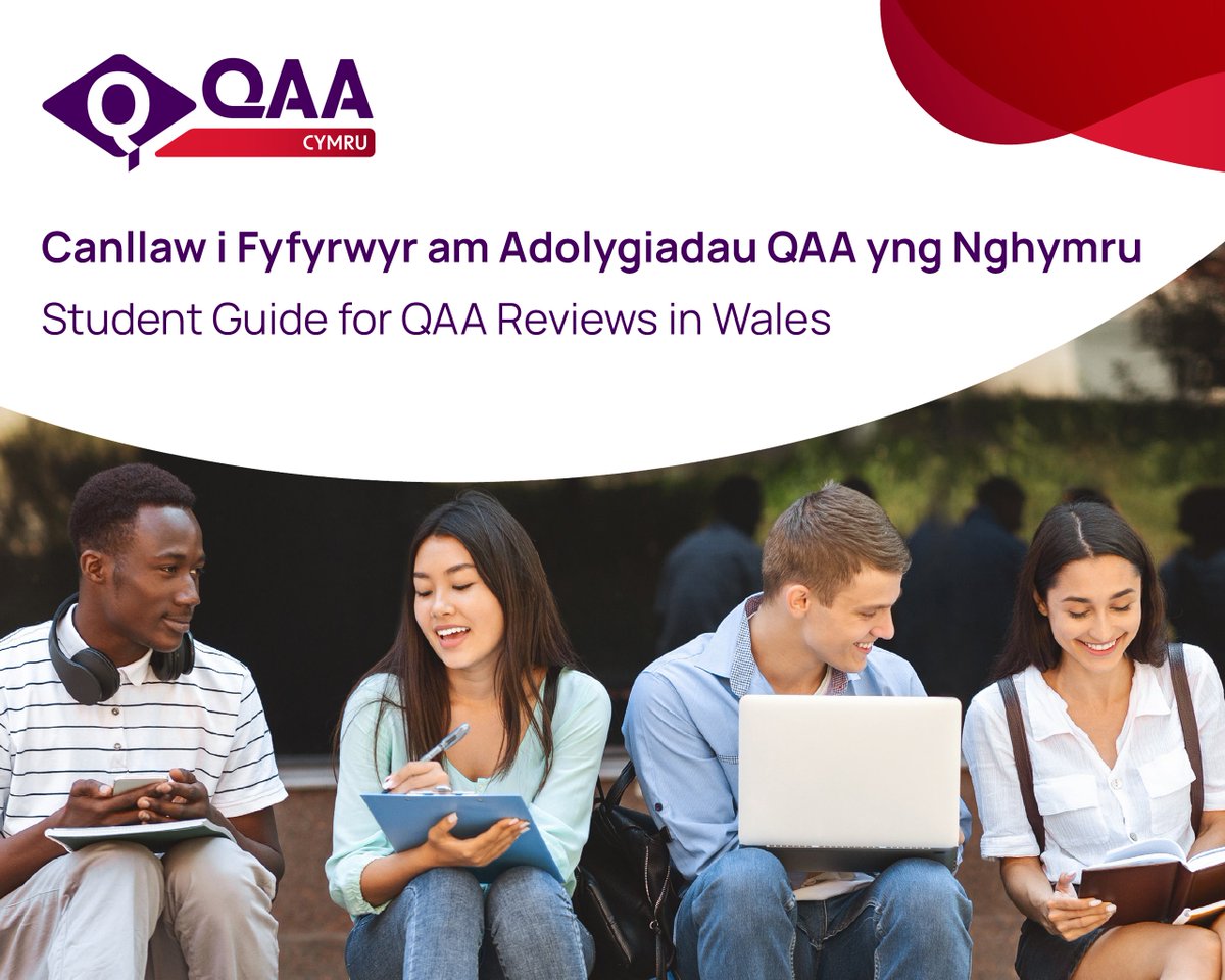 QAA (@qaatweets) on Twitter photo Mae QAA wedi cyhoeddi argraffiad newydd o'i Chanllaw i Fyfyrwyr am Adolygiadau QAA yng Nghymru, gyda chymorth ariannol gan <a href="/HEFCW/">HEFCW | CCAUC</a>.
Cyrchwch y canllaw yma 👉 qaa.ac.uk/cy/newyddion-a… Mae QAA wedi cyhoeddi argraffiad newydd o'i Chanllaw i Fyfyrwyr am Adolygiadau QAA yng Nghymru, gyda chymorth ariannol gan <a href="/HEFCW/">HEFCW | CCAUC</a>.
Cyrchwch y canllaw yma 👉 qaa.ac.uk/cy/newyddion-a…