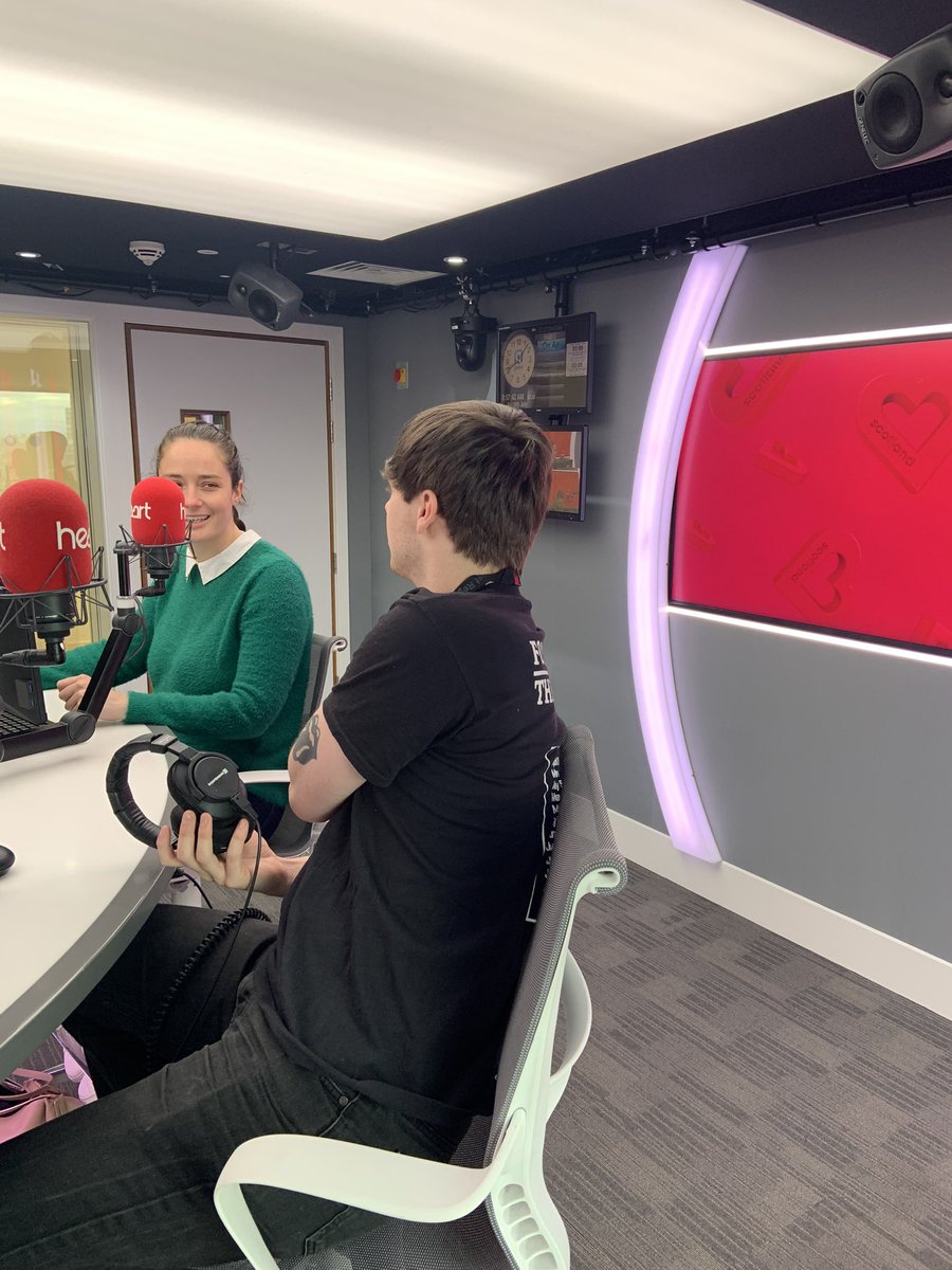 faedabanduk's tweet photo. Huge love to HEART Scotland Radio for inviting Robbie down for a chat today🤞🖤 https://t.co/Ay5l2J1K6a