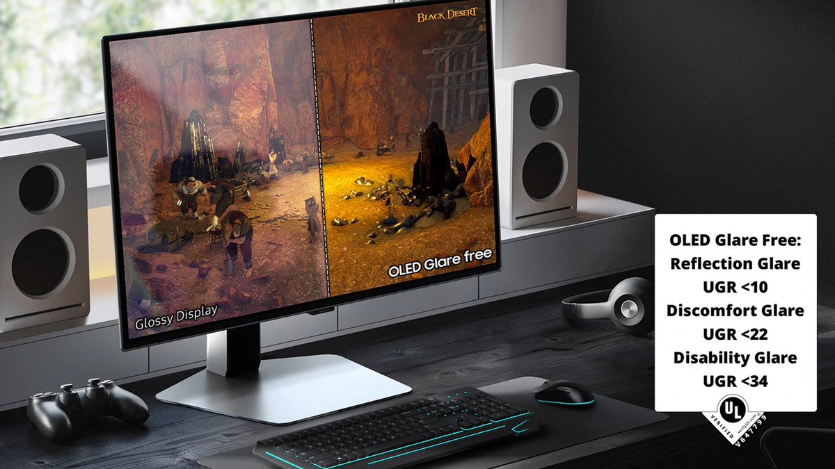 SamsungNewsIN's tweet photo. Experience glare-free gaming with our Odyssey #OLEDG6 Gaming Monitor. Our Glare Free technology minimizes distractions from external light sources, ensuring you see perfect blacks and vibrant colors without reflections.
Know more: https://t.co/5HBKZP4hiL #Odyssey #Samsung https://t.co/8qlQF4eG0c