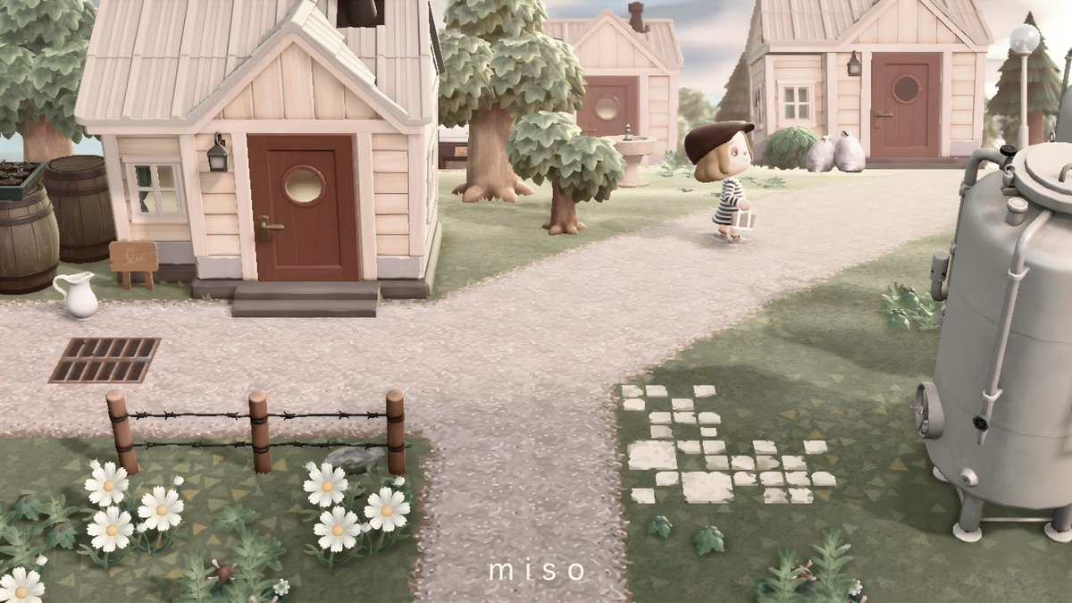 mori_3so's tweet photo. 「案内所向かうには、まず住宅街を抜けてくださいね」

#AnimalCrossing #ACNH #あつ森 #あつ森写真部 #あつ森ニンドリ投稿 https://t.co/5D77pLrpFV