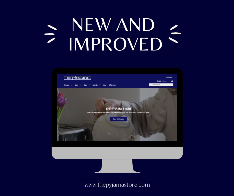ThePyjamaStore's tweet image. We’re thrilled to announce the launch of our updated website! 🎉 Dive into a seamless shopping experience with sleek designs and mobile-friendly browsing. Visit thepyjamastore.com today! 🌙💫