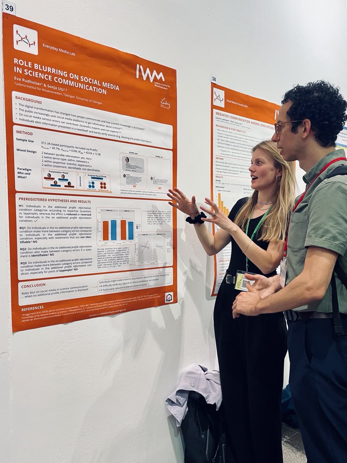 Poster Session at the conference