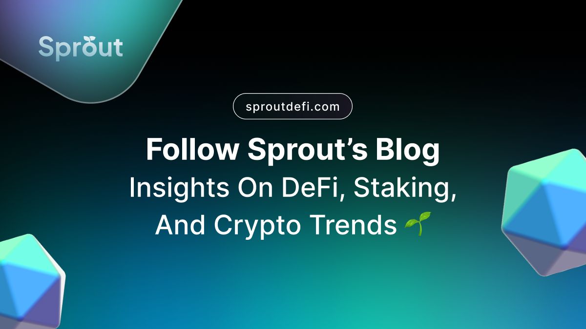 SproutDeFi's tweet photo. We’ve launched our blog! 📚 Follow us for the latest insights on DeFi, staking strategies, and crypto trends. Stay informed and grow with Sprout ! 🌱 ✨

https://t.co/NTIKvuzCAx 

#Crypto #DeFi #Staking #SproutDeFi https://t.co/mGT7edAvZd