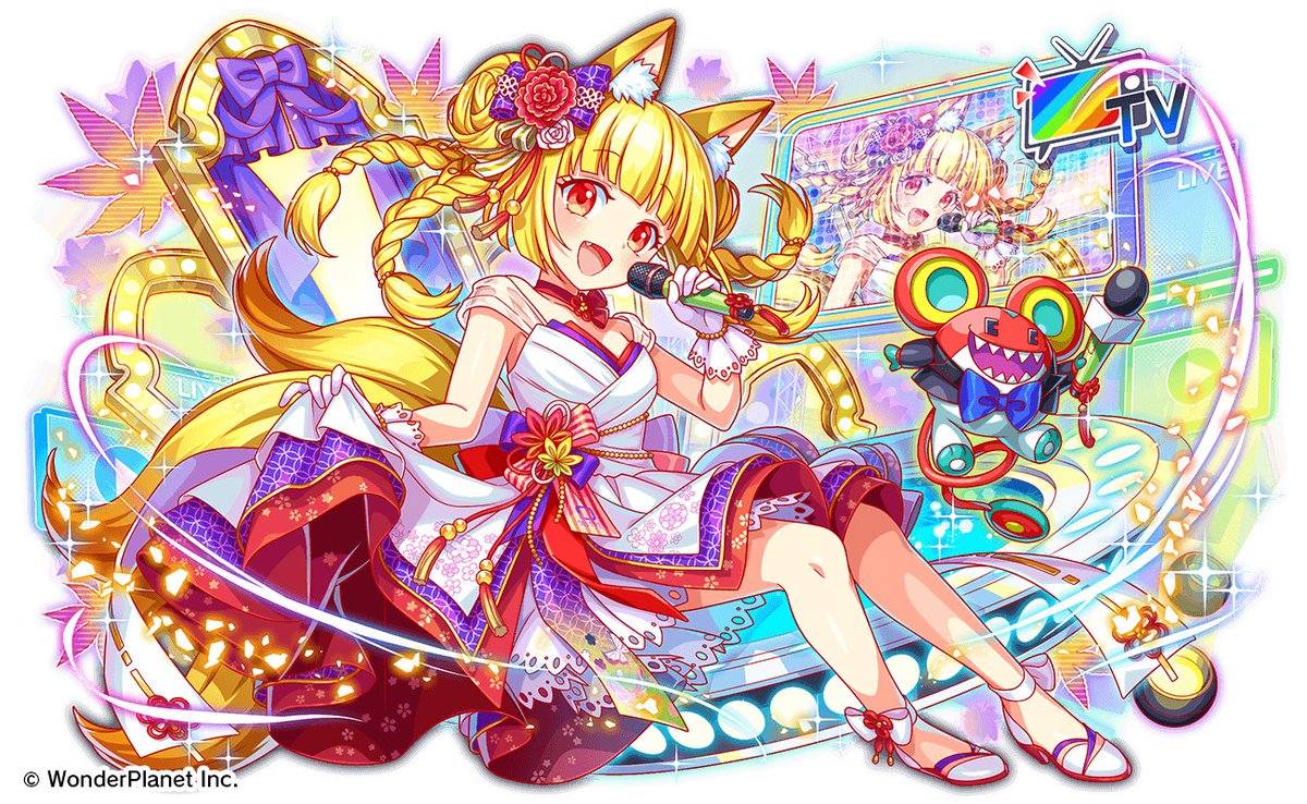 「【お仕事告知】ワンダープラネット株式会社様『クラッシュフィーバー』にて「祝年宴の」|三瀬ゆづき❤️💙のイラスト