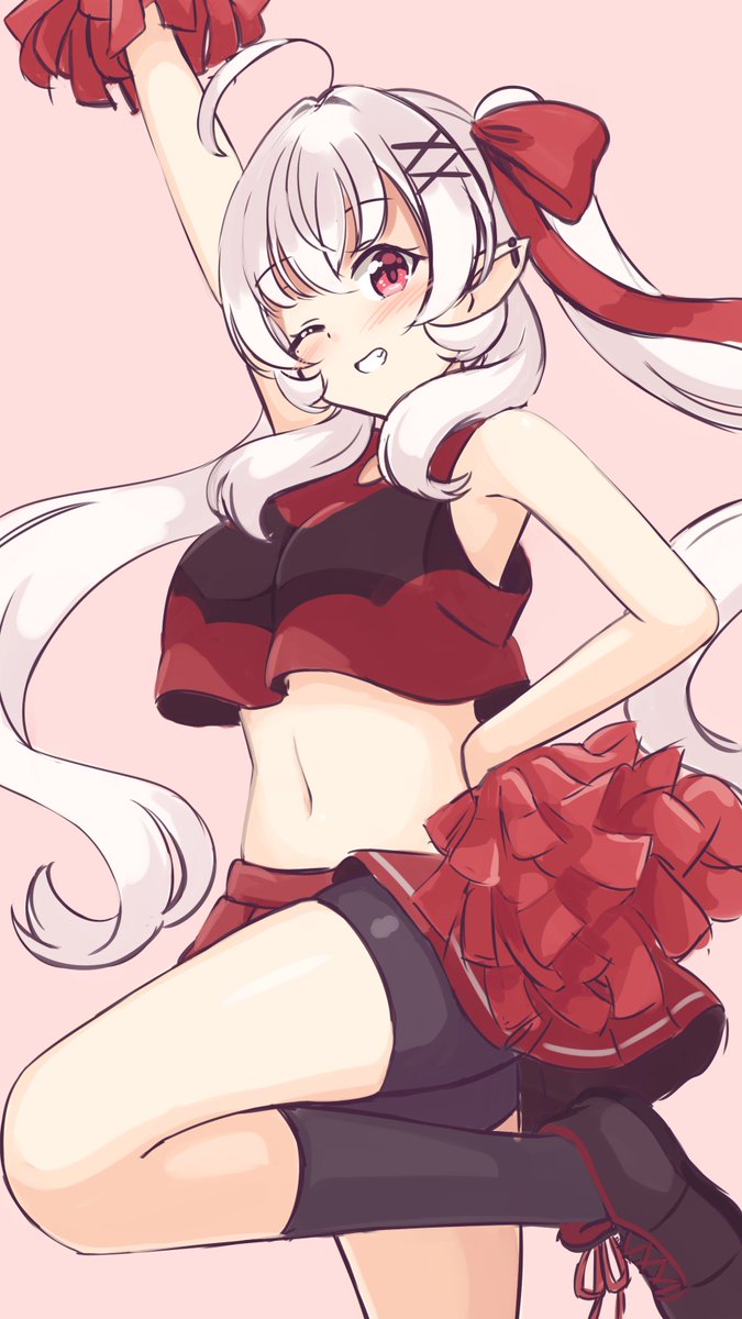 スパッツが描きたかっただけのチアちぇる 
#あーとちえる 