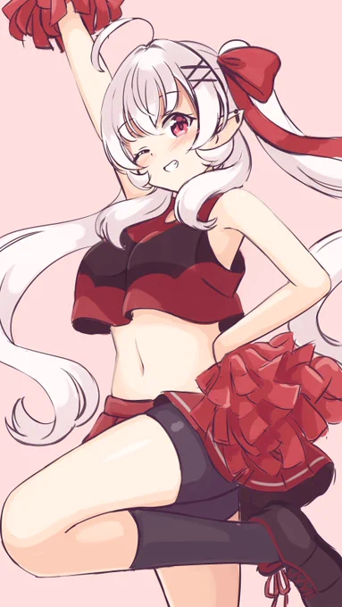 スパッツが描きたかっただけのチアちぇる #あーとちえる 