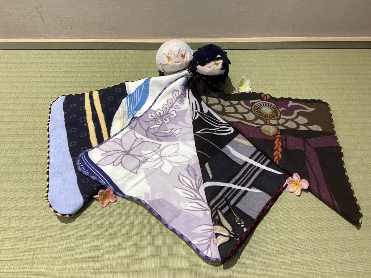 🌸新商品紹介🌸】 #刀剣乱舞 ONLINE 軽装ガーゼハンカチ 太鼓鐘貞宗