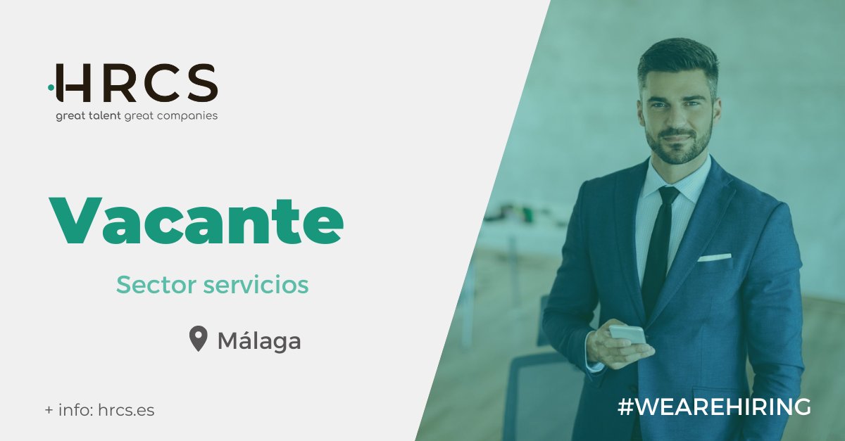 🆕 Desde HRCS buscamos a un/a 𝗥𝗲𝘀𝗽𝗼𝗻𝘀𝗮𝗯𝗹𝗲 𝗱𝗲 𝗜𝗻𝘃𝗲𝗿𝘀𝗶𝗼𝗻𝗲𝘀 para importante empresa con sede en #Málaga.

¿Quieres saber más sobre esta oferta❓Entra aquí y envíanos tu CV ➡️ hrcs.talentclue.com/es/node/109117…

#HRCS #WeAreHiring #HiringMálaga