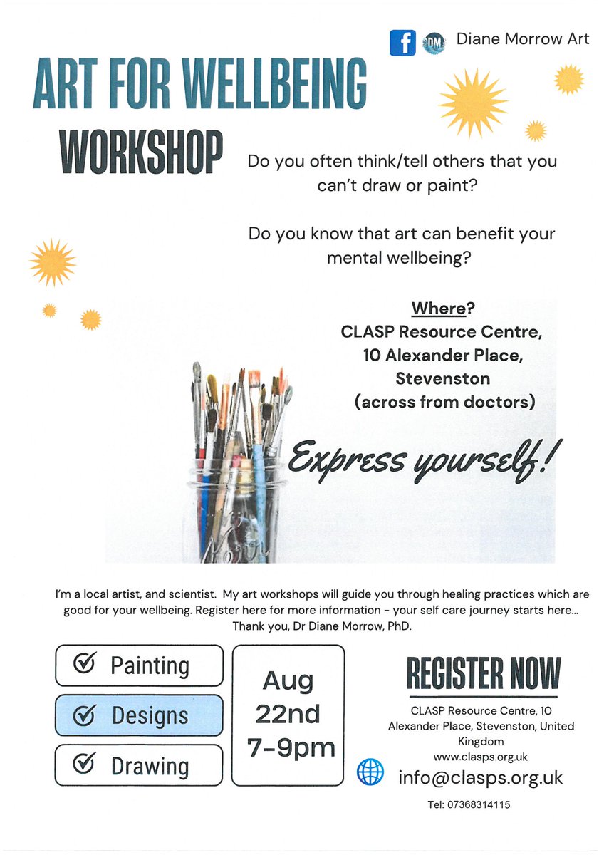 CLASP_Project's tweet image. If you are interested you must book ahead with Nicola on 07368314115 or 01294 602711 opt 2