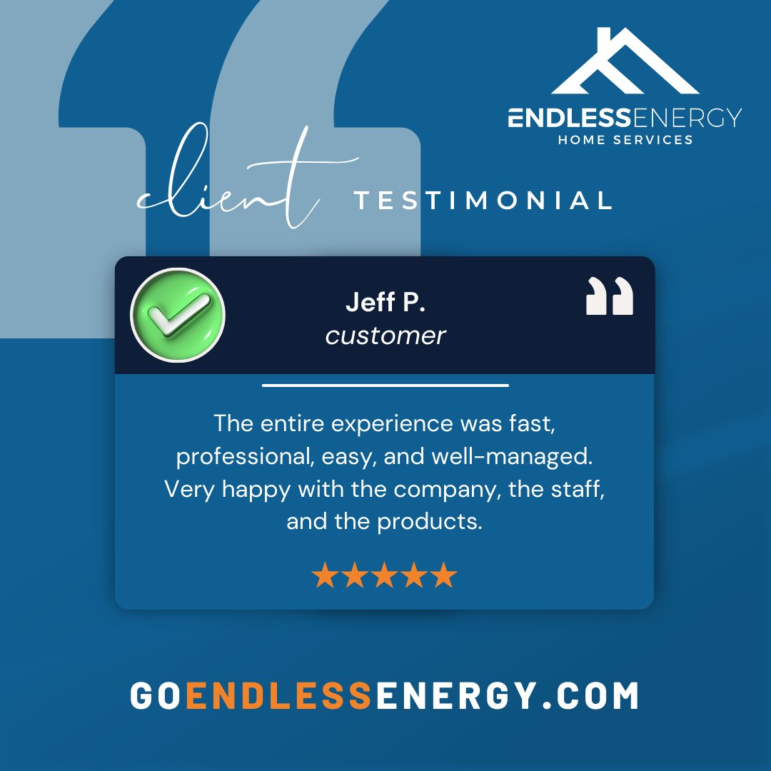 🌟 Customer Spotlight: Endless Energy Delivers 5 Stars! 🌟
Ready to experience top notch energy solutions? Contact us today!
GOENDLESSENERY.COM