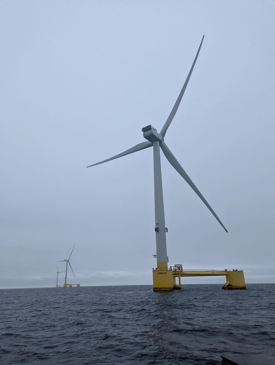 EODEXGROUP's tweet photo. This week, a couple of our team members were invited out to Flotation Energy's Kincardine Offshore Wind Farm. 🌊

As experts in clearing seabeds for offshore wind farms, we were thrilled to experience firsthand this engineering achievement.

#OffshoreWind https://t.co/MIpUpurTL2