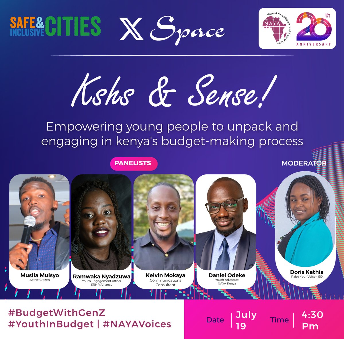 NAYAKenya's tweet photo. Let's champion the change we desire! Join the conversation and make your voice heard. #BudgetWithGenZ #YouthInBudget #NAYAVoices https://t.co/21ugUjFo2U