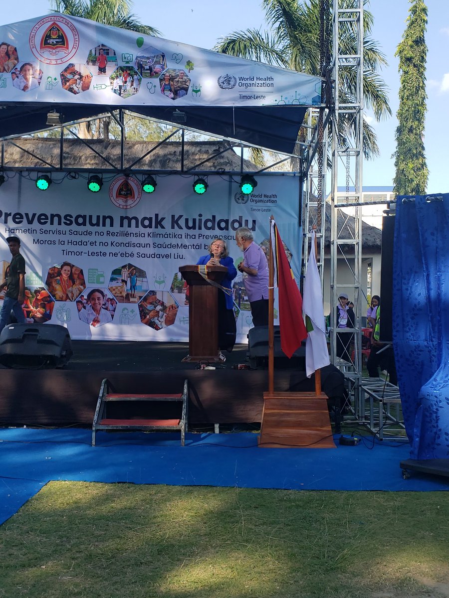 drshyam2001's tweet photo. Happening now, #HPV vaccine launch in Dili. Applaud government of Timor-Leste commitment &amp; dedication to cervical cancer elimination @UNICEFTL supports @MdSTimorLeste to introduce and scale up #HPV vaccination to 11-14 years girls with generous support from @gavi @dfat https://t.co/8kJ7h6F7Qg