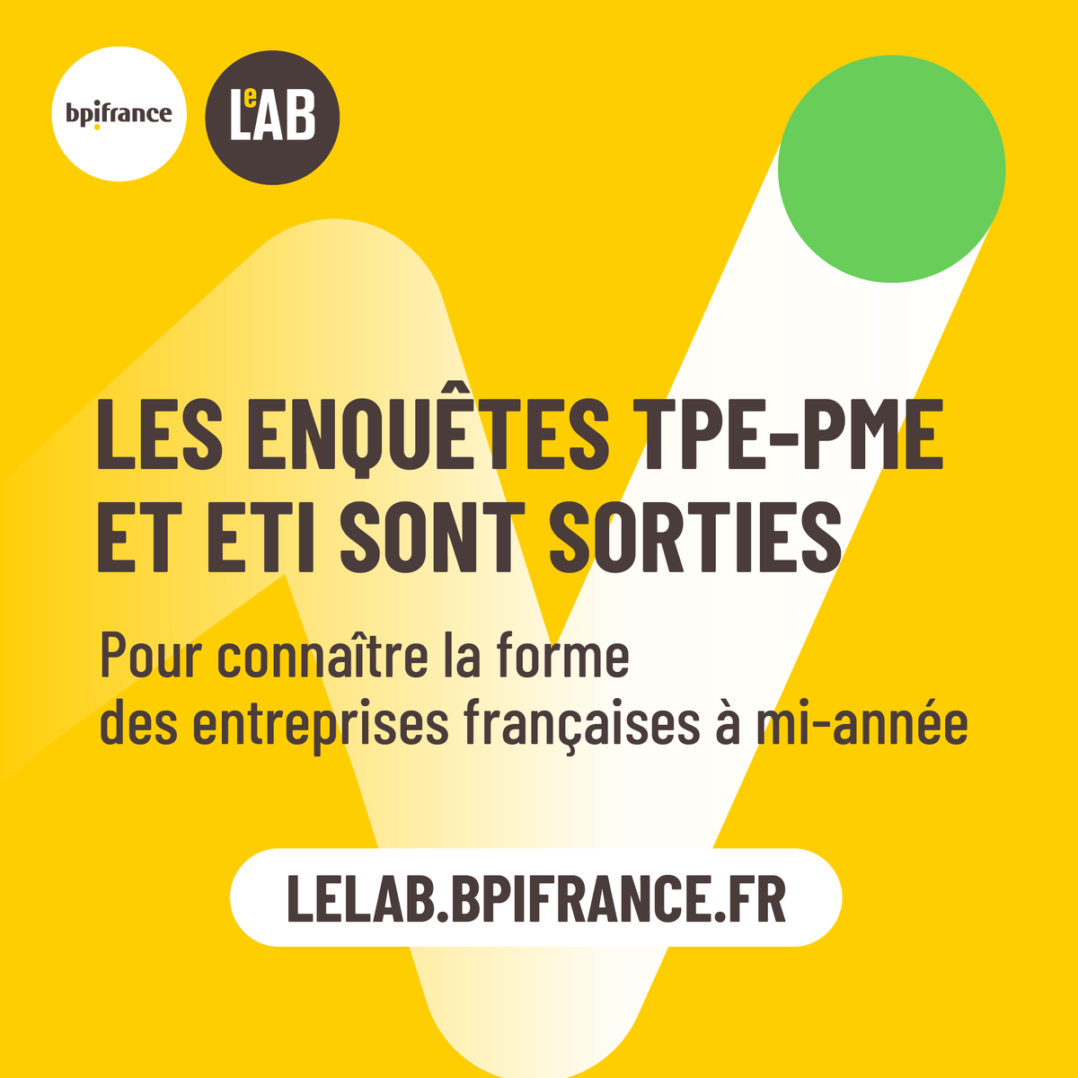 📢 <a href="/Bpifrance/">Bpifrance</a> Le Lab a publié ses dernières enquêtes de conjoncture : annuelle pour les #ETI et semestrielle pour les #TPE / #PME, menées entre mars et début juin, afin de prendre le pouls des #entreprises 🇫🇷 et de connaître leurs perspectives.

Ce que l’on peut retenir : malgré