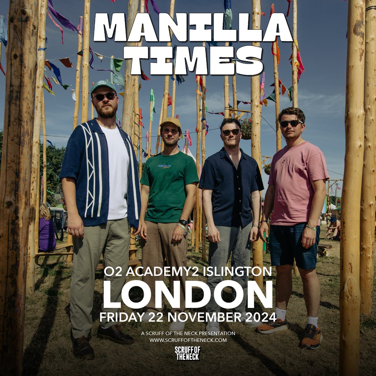 O2AcademyIsl's tweet photo. Emerging indie rockers @ManillaTimes deliver infectious anthems brimming with energy and nostalgia. Don't miss them here on Fri 22 Nov.
Tickets are on sale now ๐ https://t.co/u1STohj362 #ManillaTimes https://t.co/4Ookc8oFsJ