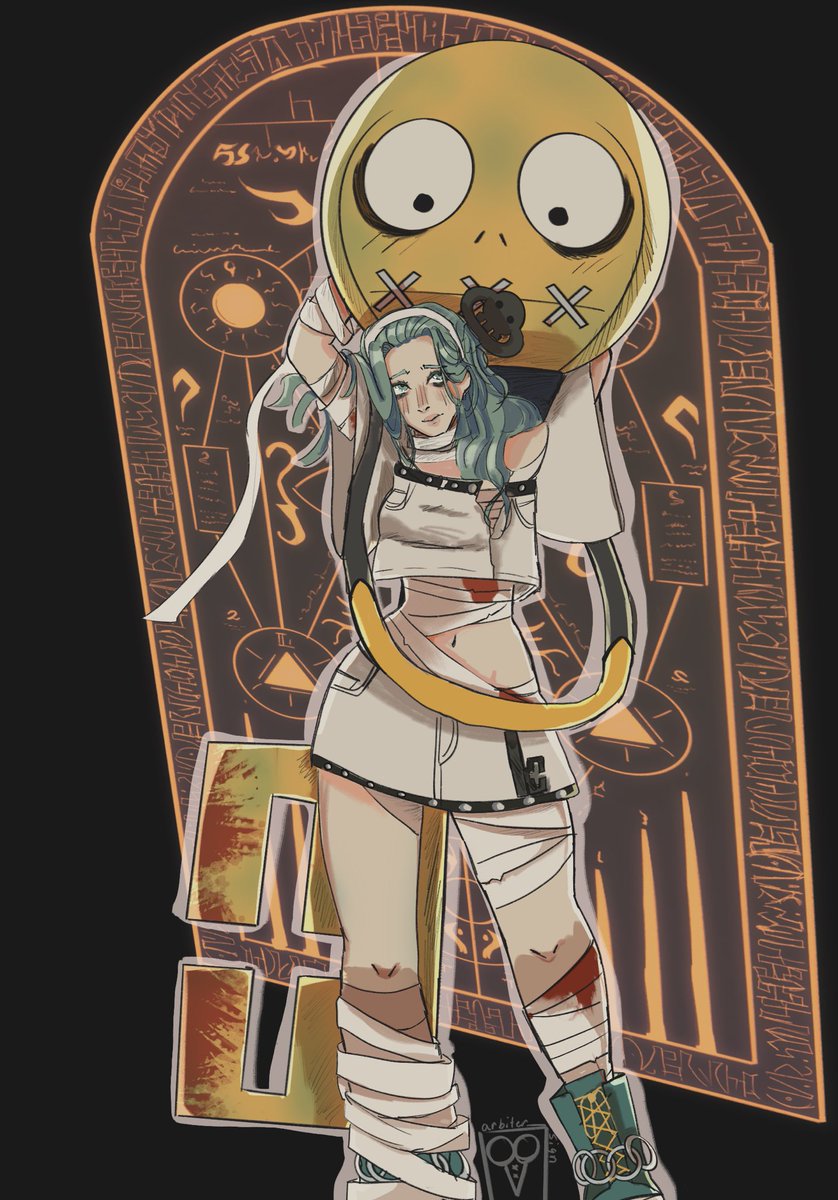 wifeofmalenia's tweet photo. im done with it y’all 🙏 this took about likeeee 13hrs total ?? super fun :3 

Full pic + face close ups 

tags - 
#ABA #abacelsus #Paracelsus #GGST https://t.co/yUDt2VguTf