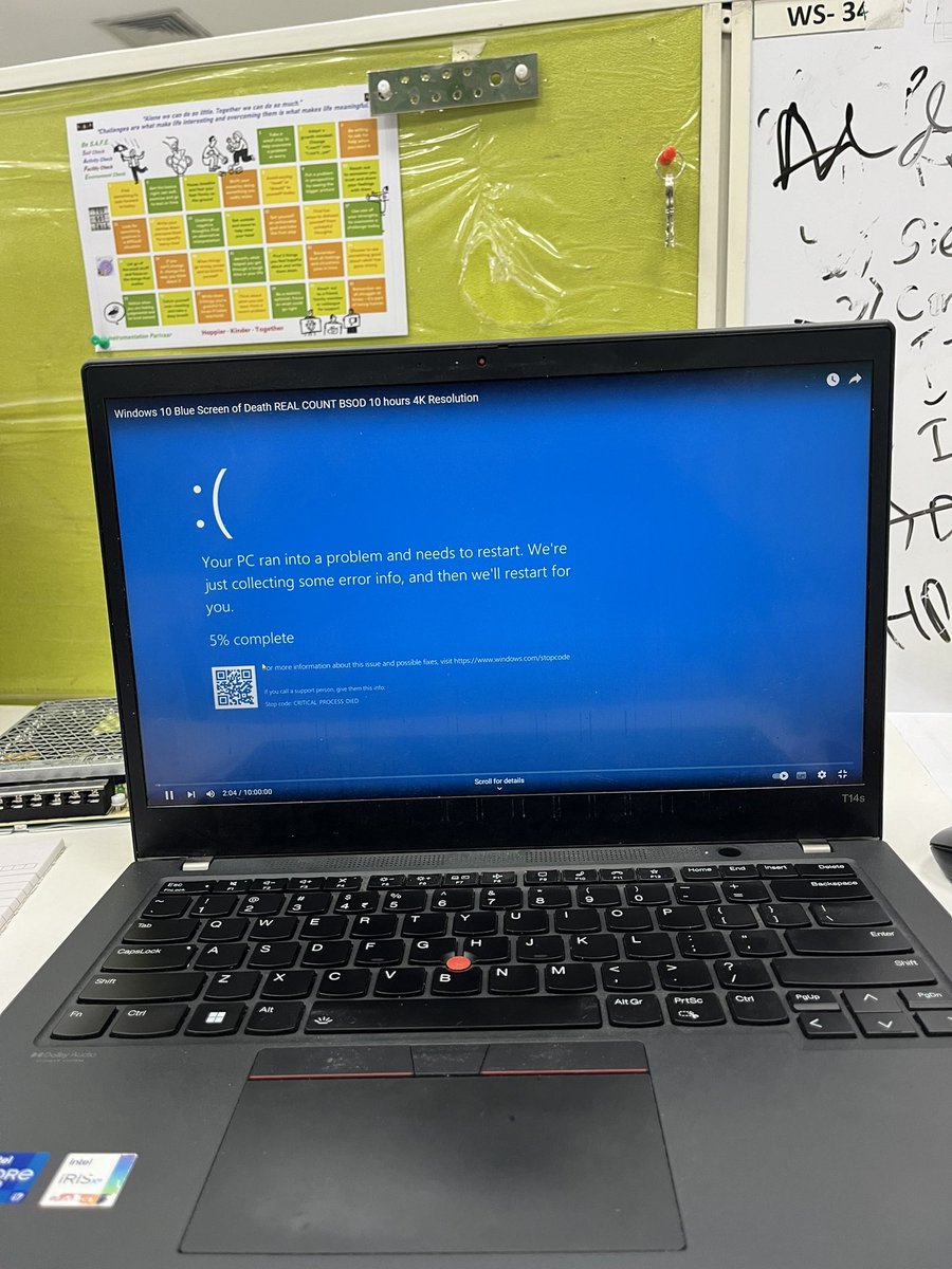 berozgar_memer's tweet photo. @Microsoft I am also facing same issue😂
#microsoft
#bluescreen 
#bluescreenofdeath https://t.co/B1G2Tg2NVU