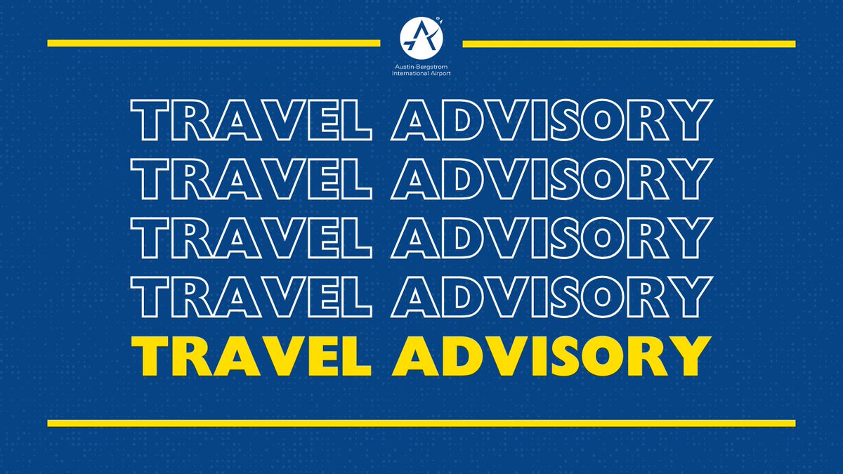 ⚠️ Heads up, travelers: due to a global outage affecting airlines that serve AUS, anyone flying today should check their flight status before heading to the airport!