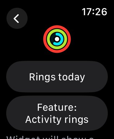 Dclabsapps's tweet photo. @MKBHD Did you try MegaFace app yet? Shows white dot for current stand hour and lets you have 9 (!) widgets on watch face 💥 https://t.co/kQoHxZtPgI