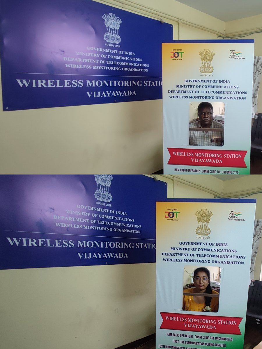 DOT_WMS_VJA's tweet photo. WMS Vijayawada witnessed a beautiful moment as both a father & daughter took #ASOCexam together. Fearless spirit & dedication to aid society during disasters inspire us all. A rare bond strengthened by a shared mission.True example of Amateur Radio connecting through generations https://t.co/OxWUA8SuO0