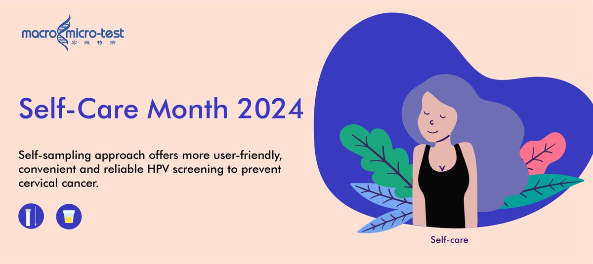 MacroMicroTest's tweet image. 24 June marks the start of #Self-Care Month, which ends with#Self-Care Day on 24 July. 
Begin to take care of yourself now!
More details:
mmtest.com/hpv-fluorescen…
#selfcaremonth #selfcareday #hpv #cervicalcancer #who #sti #womenhealth #macromicrotest #mmtest #mmt