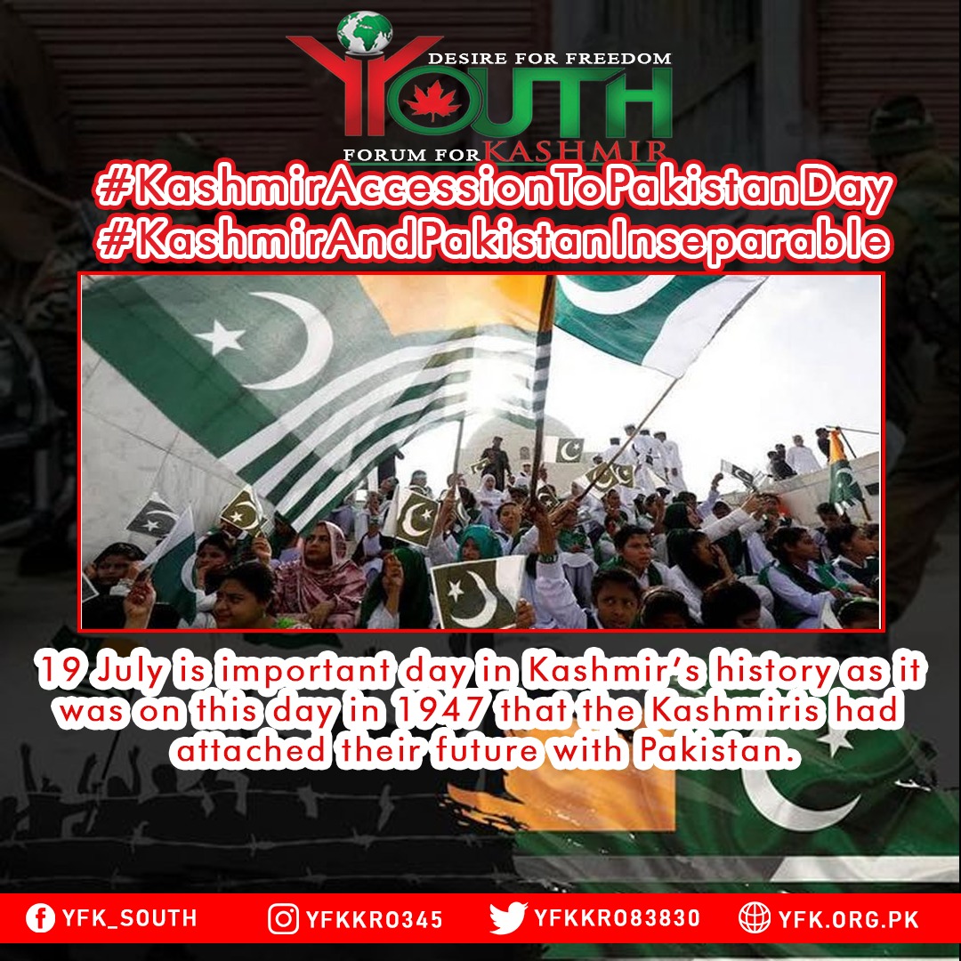 YfkKro83830's tweet photo. Pakistan has always been at the forefront of raising the Kashmir dispute internationally
#KashmirAccessionToPakistanDay
#KashmirAndPakistanInseparable https://t.co/9uFlvUnyKn