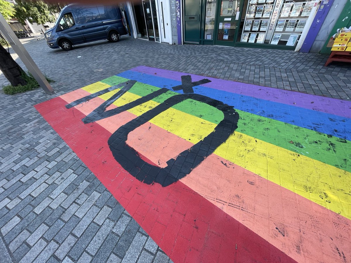 LBGTQ rights are under attack and homophobia in our communities is growing more brazen: some utter bigots have again vandalised the pavement Pride flag by Forest Gate station in east London.