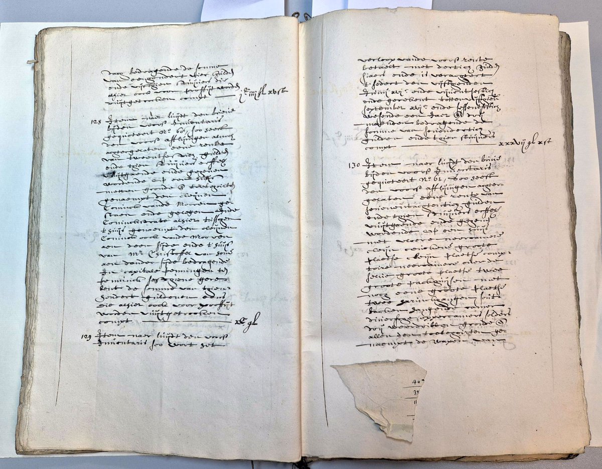 Serendipity is unfathomable. In the morning, you show the mutilated journal of 16C grain merchant Harmen Janssen to a colleague; in the afternoon, you suddenly find missing fragments in the unrelated 17C inventory of Jacques Goos’s estate.
