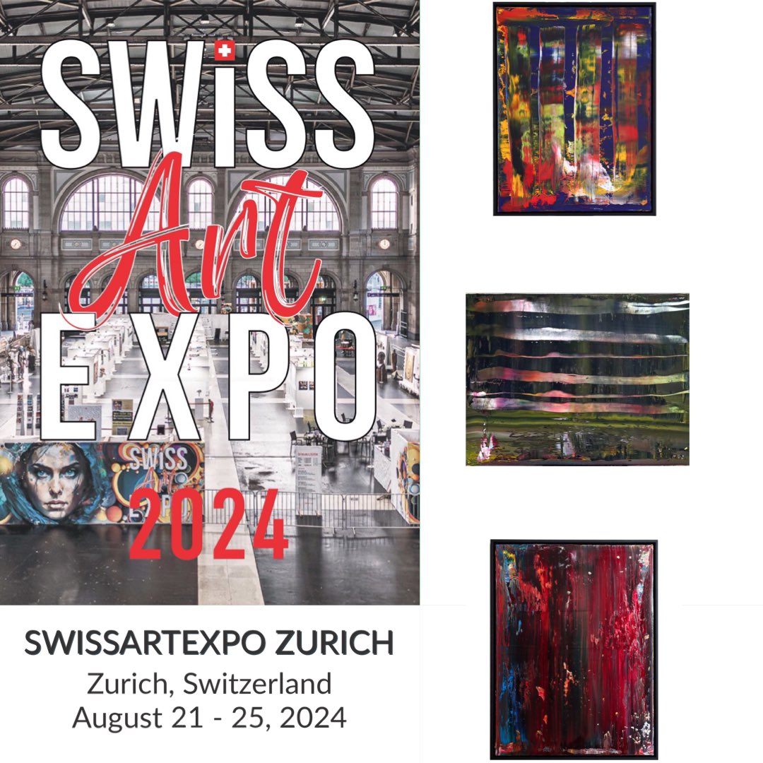 LotscherG's tweet photo. Visit the 2024 @SwissArtExpo in Zurich from 21 - 25 August! I will be represented with three of my most recent works. Info on the fair at https://t.co/n3feBubvIJ. #guidoloetscherart 
#SWISSARTEXPO2024 #SAE2024 https://t.co/5uqGZZiNvy