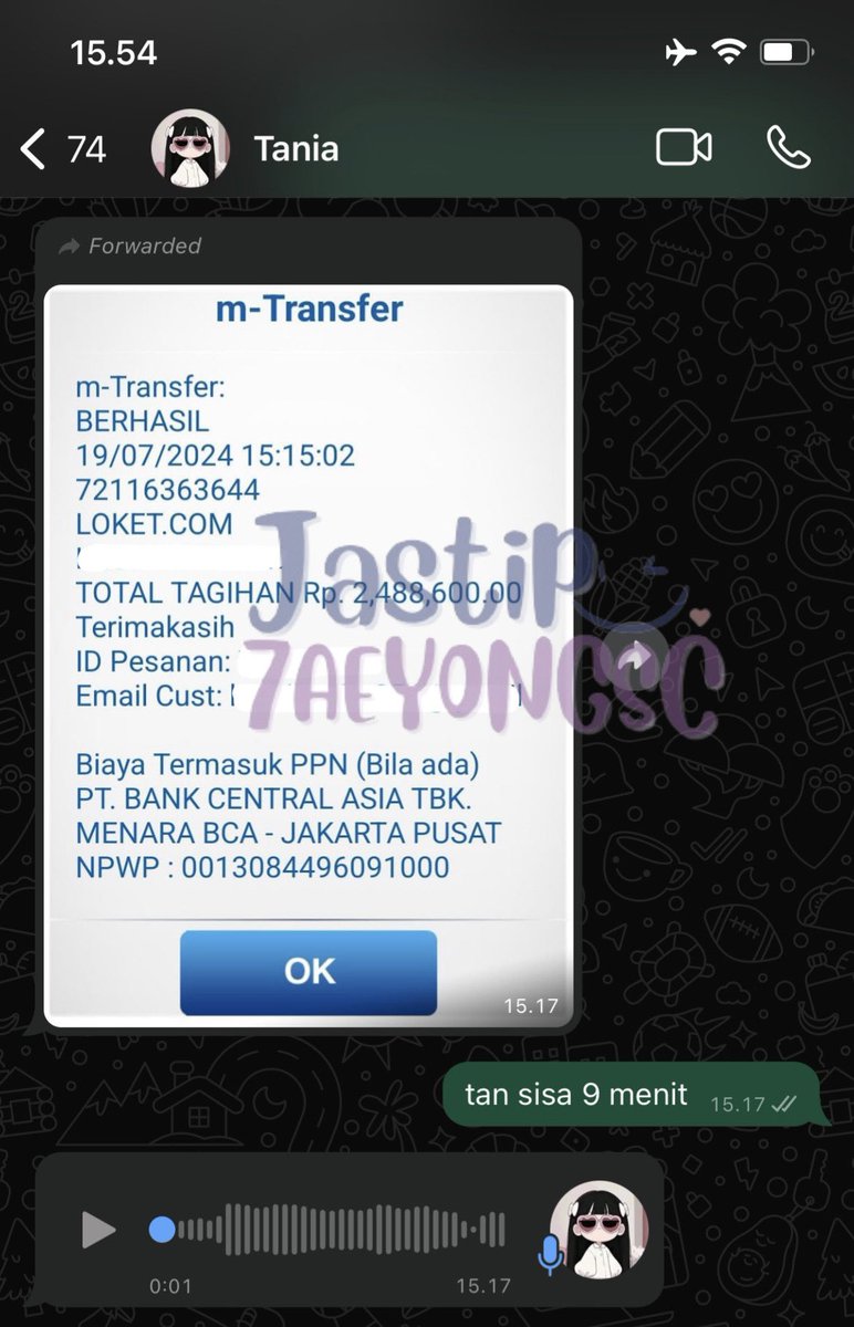 7AEYONGSC's tweet photo. Proof Sheila On 7 Tunggu Aku di Bandung Cat 2B secured 4 tix #7aeyongsc_proof https://t.co/Pzcn6OwG5u