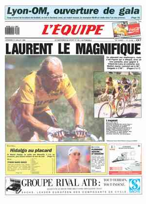 L'Equipe du 21 juillet 1989