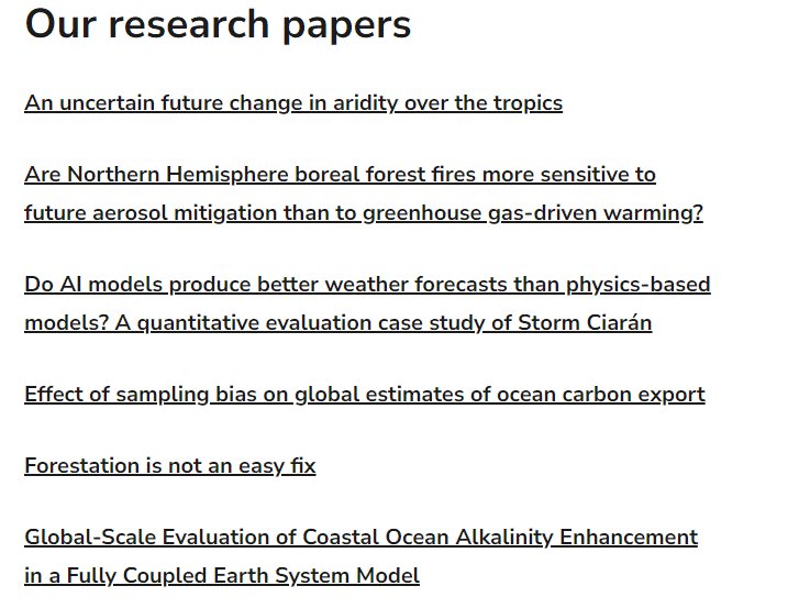 New research papers from TerraFIRMA and UKESM at terrafirma.ac.uk/resources/
