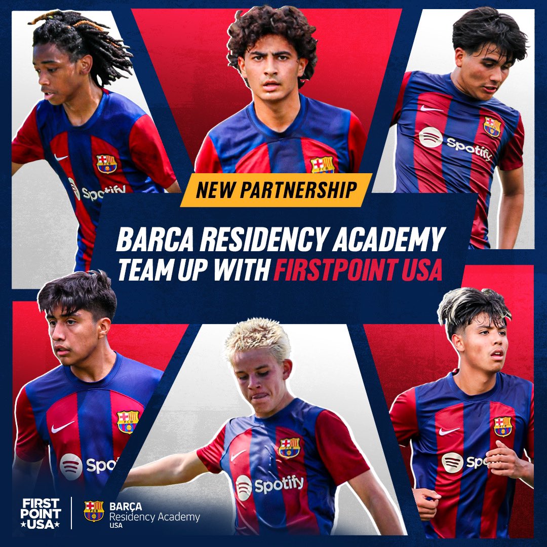FirstPoint USA (@firstpointusa) on Twitter photo We are excited to announce our new partnership with <a href="/BarcaAcademyAZ/">Barça Residency Academy</a> 🤝
As the official college recruitment partner of <a href="/FCBarcelona/">FC Barcelona</a>’s first and only youth residency academy in the USA, we will help guide and support student-athletes and their families through the college We are excited to announce our new partnership with <a href="/BarcaAcademyAZ/">Barça Residency Academy</a> 🤝
As the official college recruitment partner of <a href="/FCBarcelona/">FC Barcelona</a>’s first and only youth residency academy in the USA, we will help guide and support student-athletes and their families through the college