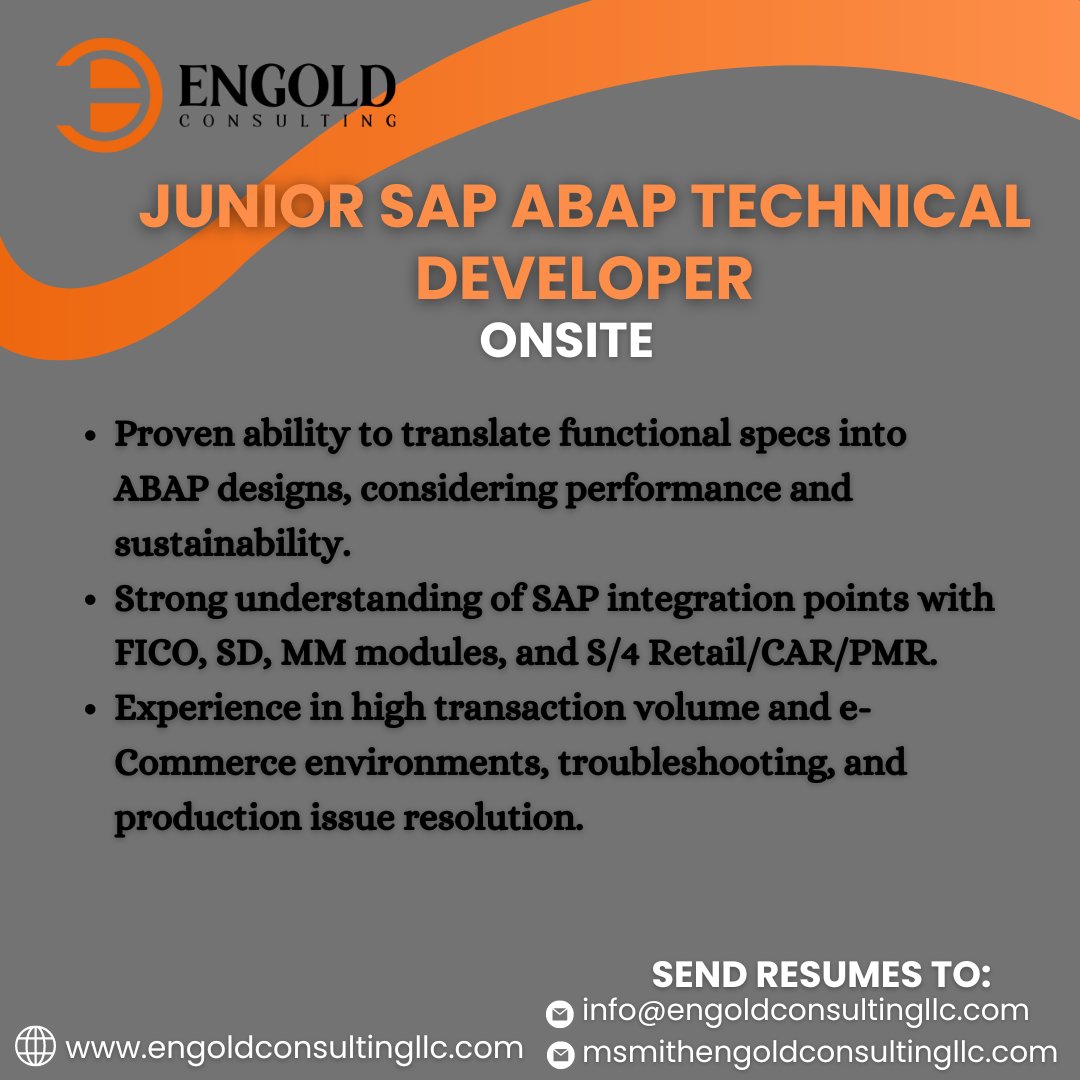engold_consult's tweet image. Calling all technical wizards! Join our team and help shape the future of technology. 🌟💻. . #TechDeveloper #InnovateWithUs