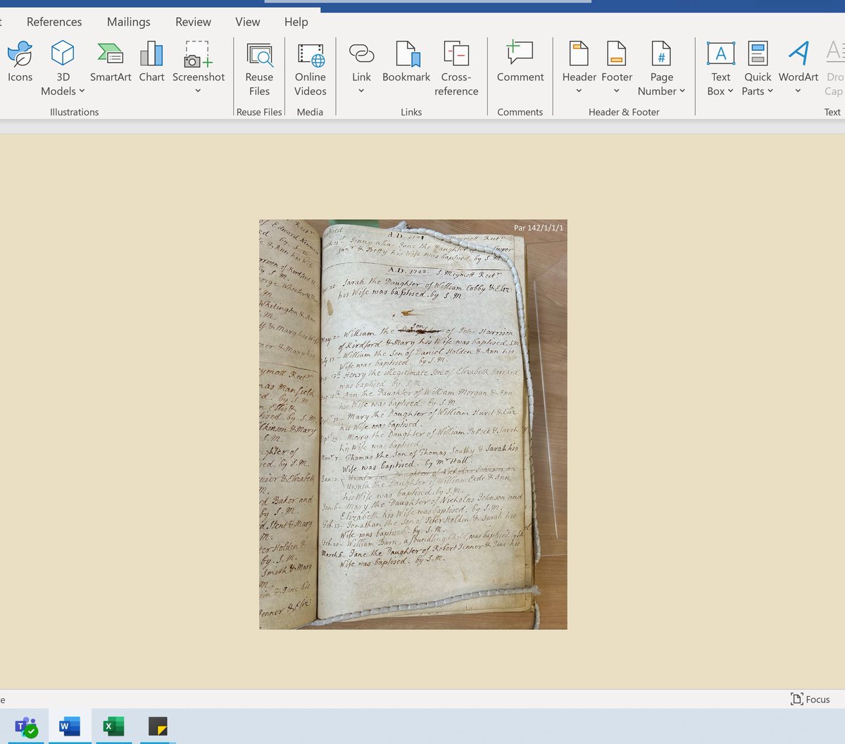 Sometimes when researching family history, you can come across sad stories, just like this one of a foundling baptism in the composite register of baptisms, marriages and burials from Northchapel in 1743. It can be assumed that the baby was found in a barn due to the surname.