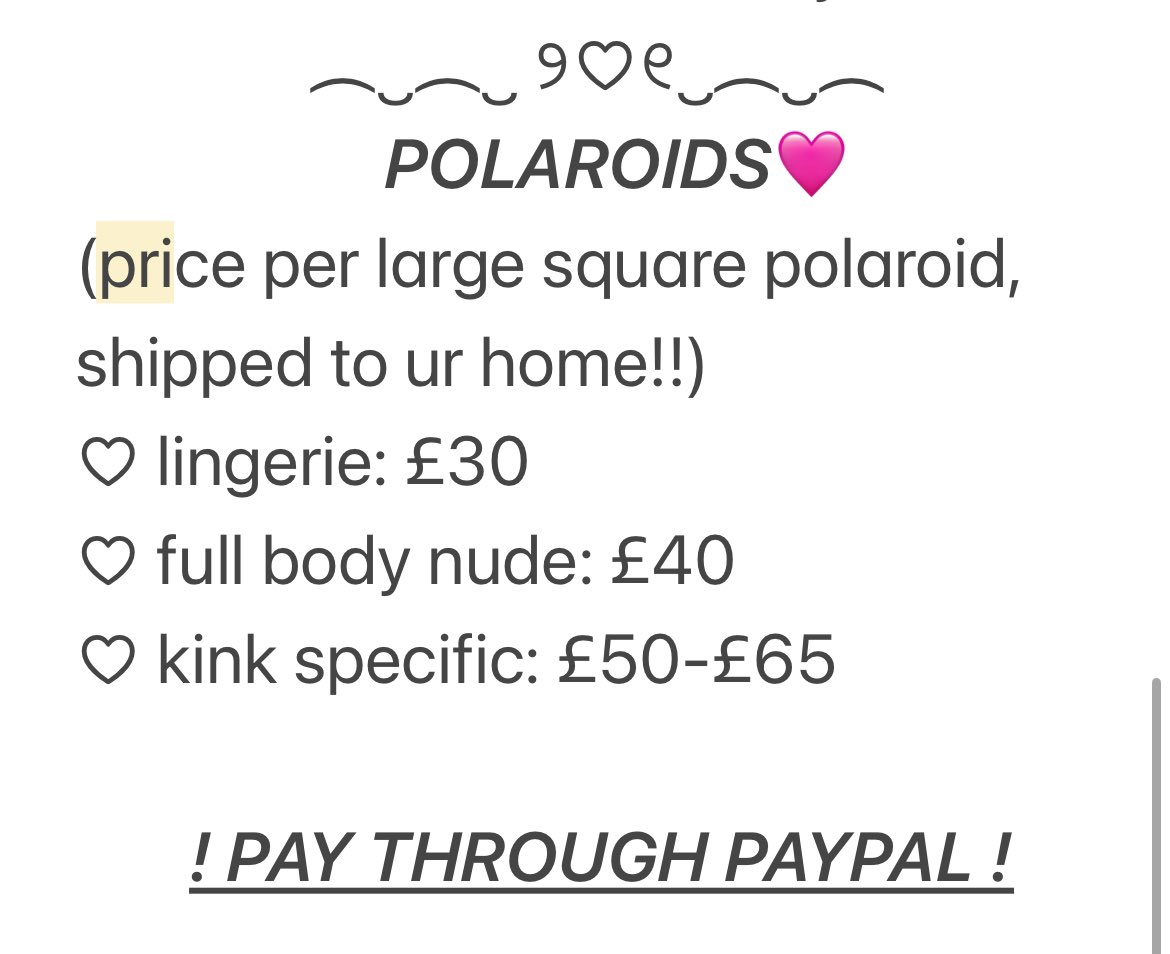 updated menu <3 i’m just a dm away, i reaaaaaalllly want to make  kink specific content <3 dm me if ur interested 🩷