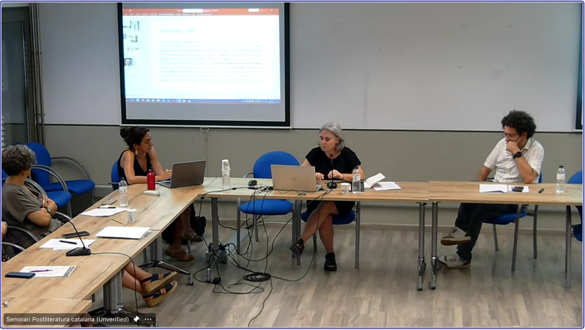 El segon diàleg té lloc entre Jesús Revelles i Maribel Ripoll, que parlen de les peculiars figures de Josep Pla i Ramon Llull com a sants, o no tan sants, culturals. Són dues presentacions realment reveladores... #CALIBRAM #postliterature #culturalsaints
