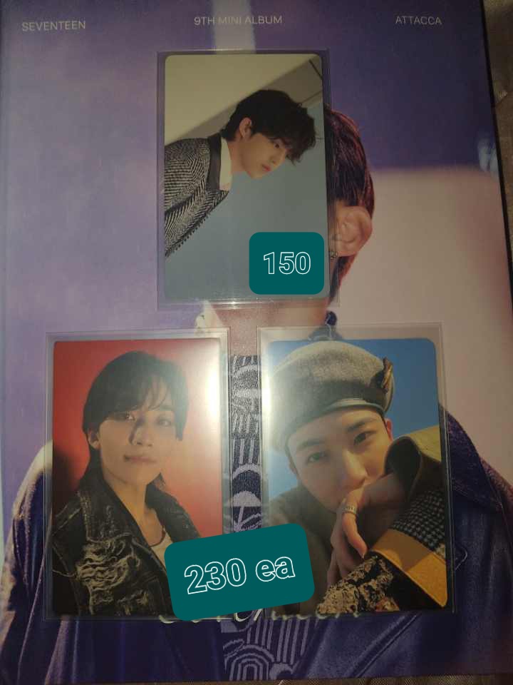 ColourPopFans's tweet photo. WTS LFB PH

Seventeen 9th Mini Album 'Attacca' Photocards [SVT PC]

PH on hand

DM for order https://t.co/5fLB1W9KqL