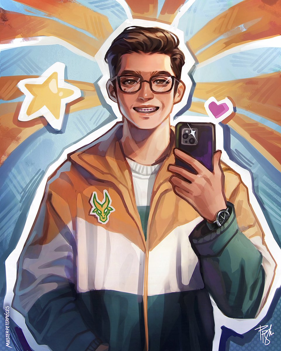 a commission I did for vnxharold! 🍭⭐️