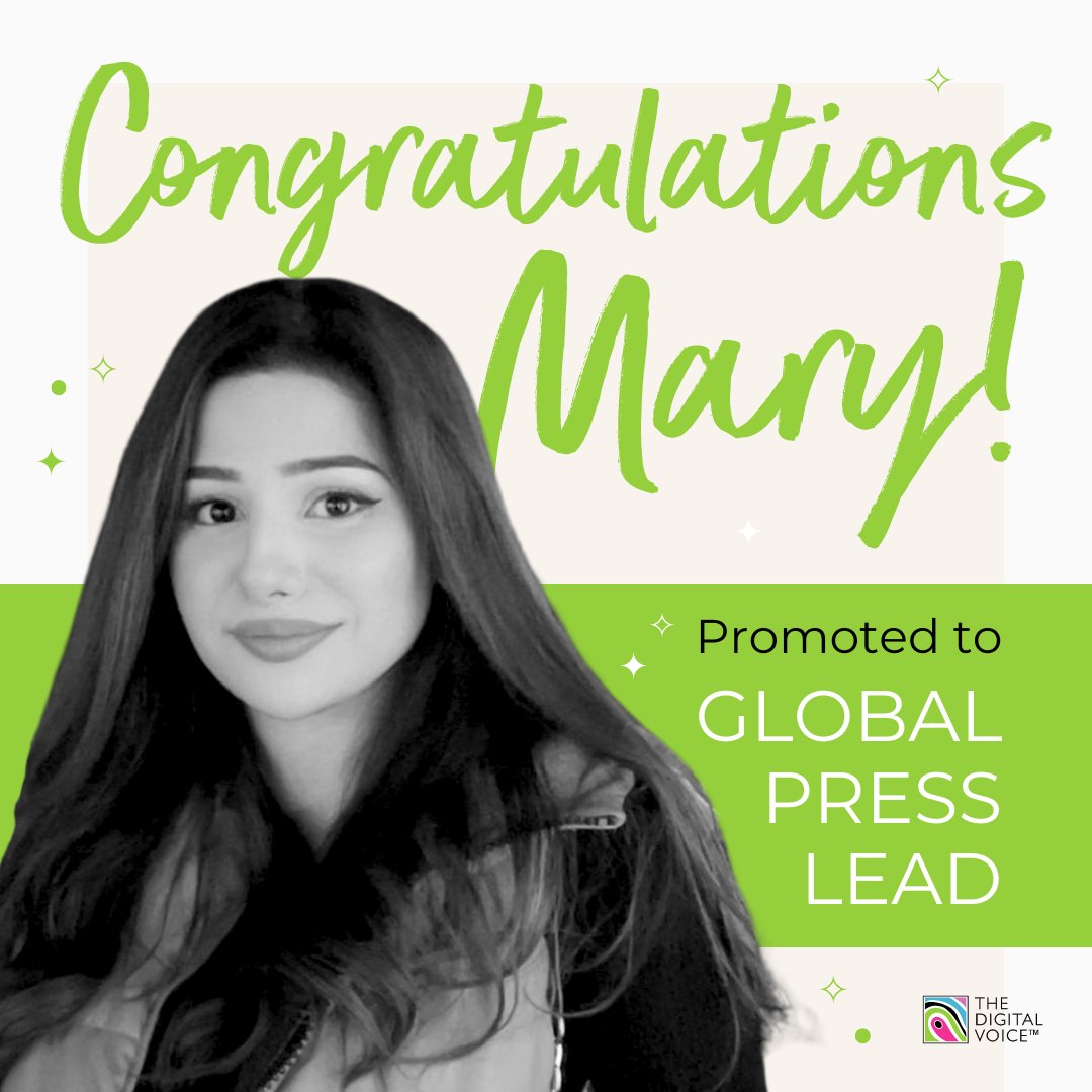 Mary's going GLOBAL!

Our brilliant Maryum has just been promoted to Global Press Lead! 🌍

Mary’s journey has been nothing short of amazing – she's our press superhero, and now she’s taking her powers worldwide! 🦸‍♀️

A big congratulations Mary, it couldn't be more deserved! 🌟
