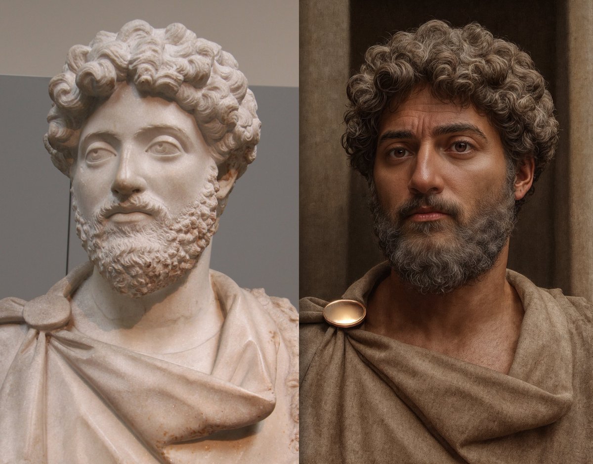 ⚡ Generative AI Tutorial

Turning these ancient marble portraits of Romans and Greeks into life!

Step by step tutorial 👇