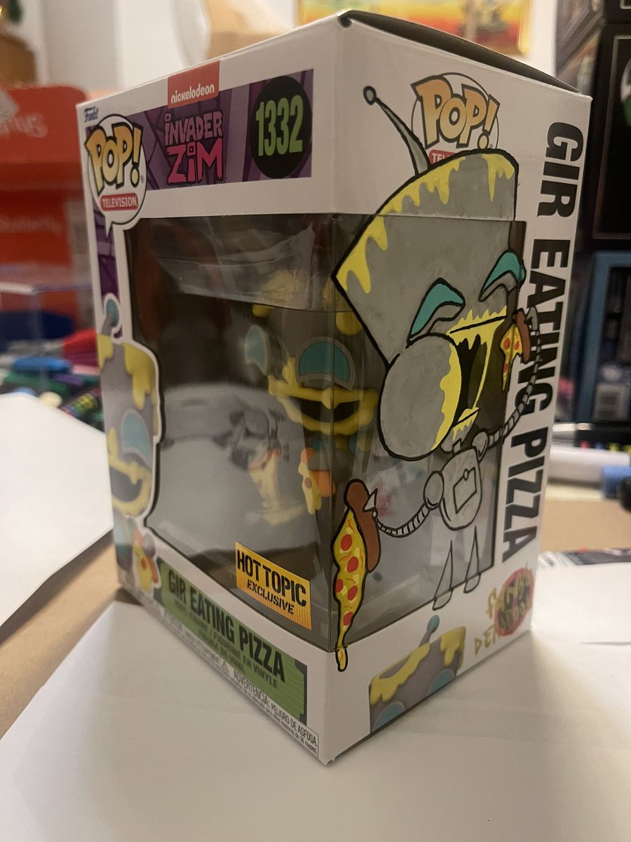 FunkoDeadpool's tweet photo. Newest piece available for purchase! $45 shipped. 
#Funko #CustomFunko #FunkoForSale #Gir #InvaderZim https://t.co/I4zdqj7cOr