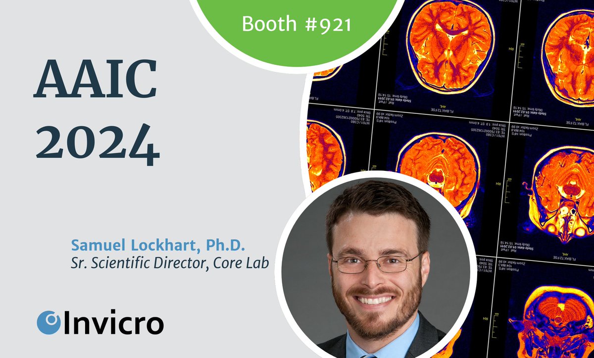 Stop by Booth #921 at #AAIC24 to meet Samuel N. Lockhart, Ph.D., our newest team member and a renowned neuroscientist dedicated to advancing the understanding of neurodegenerative diseases.